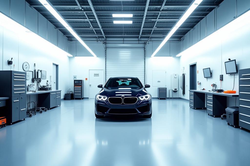 해치 워시의 깨끗하고 정돈된 작업 공간